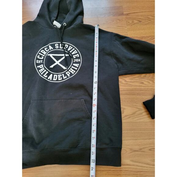 Circa Survive Philadelphia Band Hoodie Sweatshirt Champion Tag Size Large Y2K - Picture 5 of 7